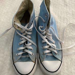 light blue converse